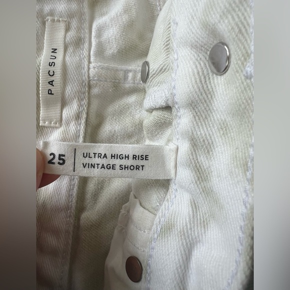 Pacsun Green Ultra High Rise Vintage Shorts - Picture 4 of 5